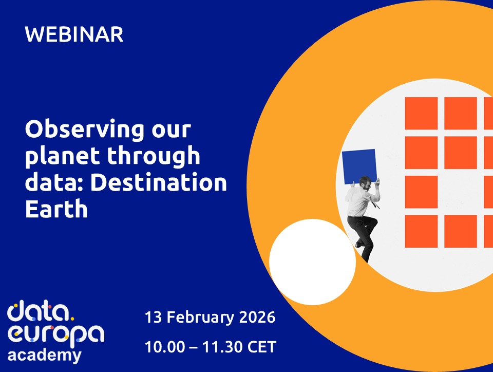 webinar title on blue background with yellow circle next to it