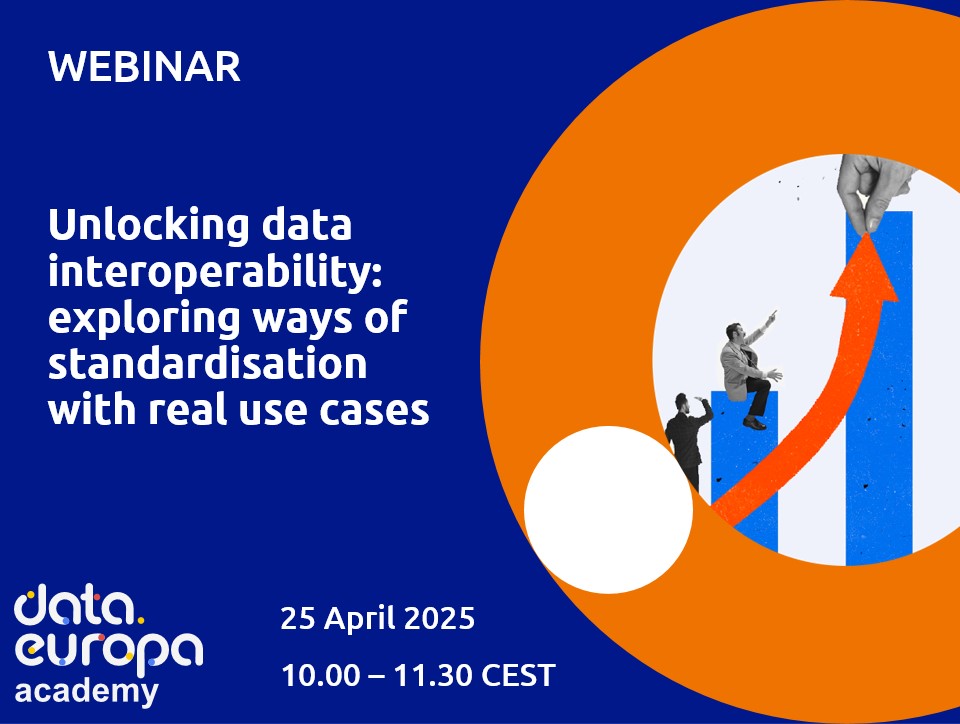 Webinar ‘Unlocking data interoperability: exploring ways of standardisation with real use cases’
