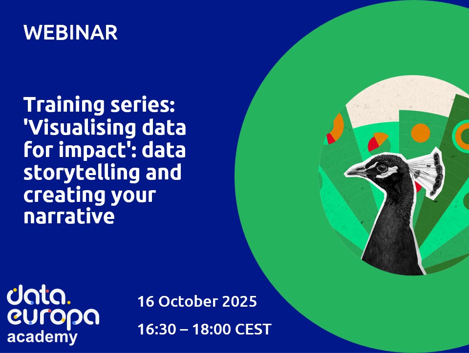 Training series 'Visualising data with impact': data storytelling and creating your narrative