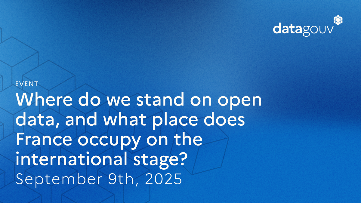 visual for event: Where do we stand on open data and what place France occupy on the international stage