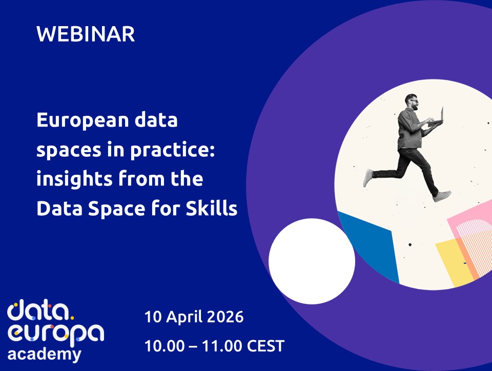 Webinar 'European data spaces in practice: insights from the Data Space for Skills'