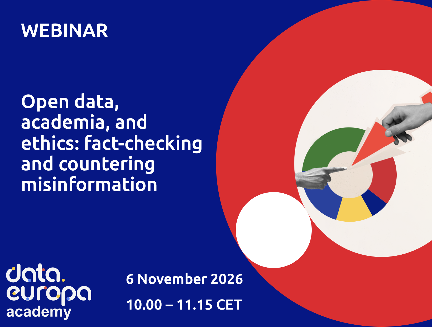 Webinar 'Open data, academia, and ethics: fact-checking and countering misinformation'