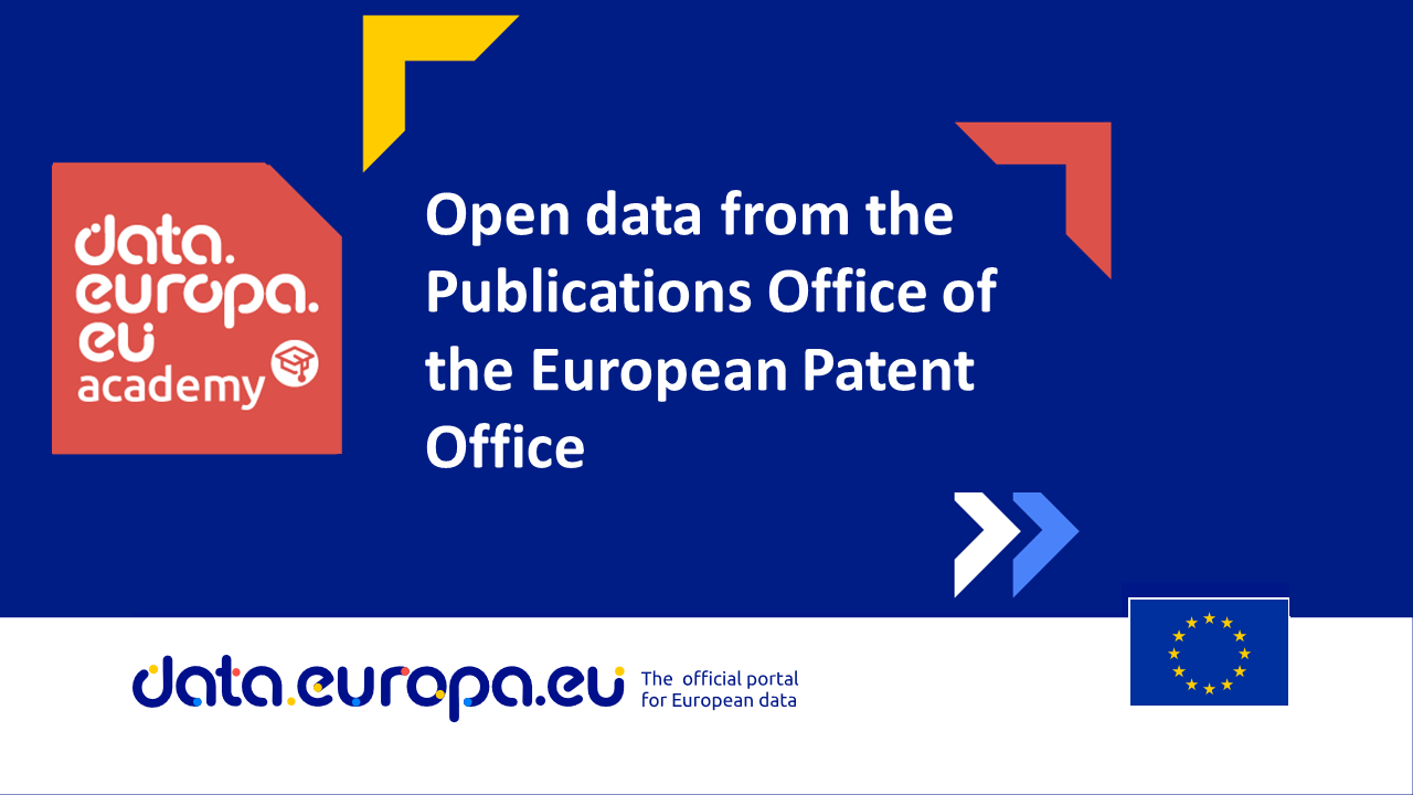 Data from the Publications Office of the European Patent Office