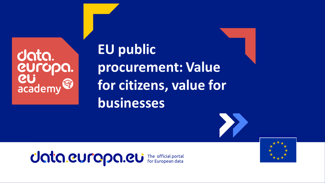 EU public procurement: Value for citizens, value for businesses