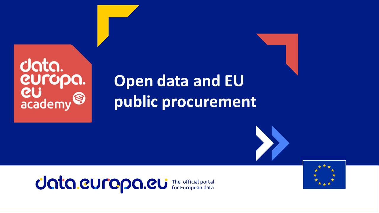 Open data and EU public procurement