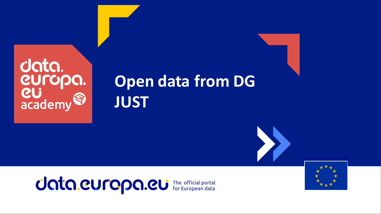 Open data from DG JUST