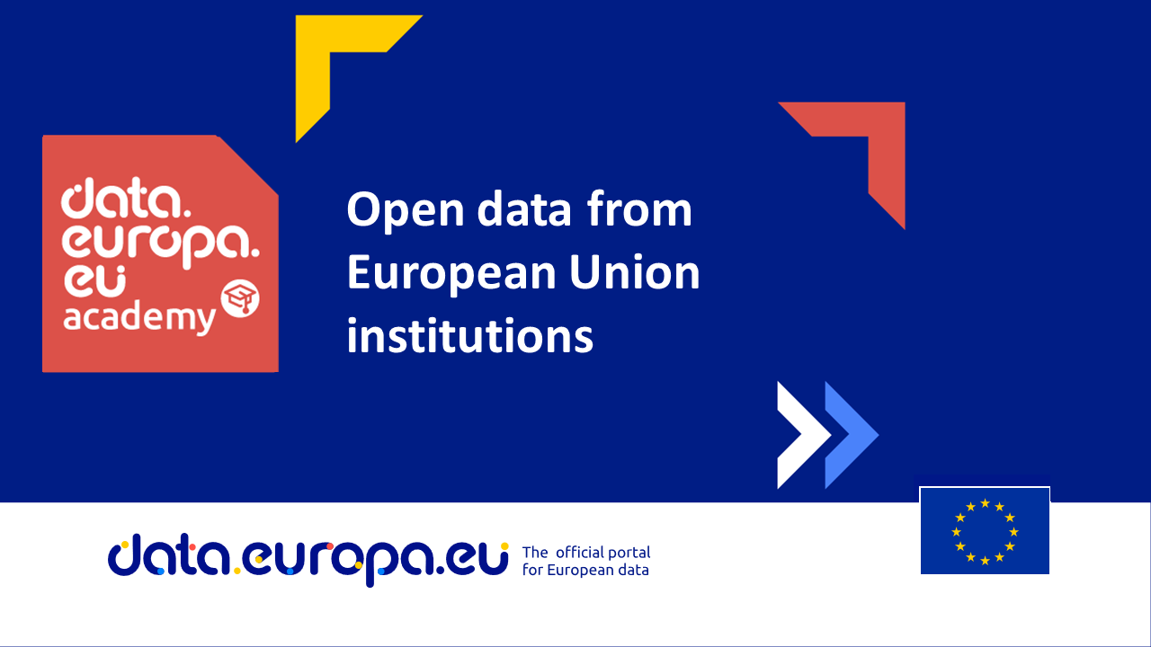 Open data from European Union institutions