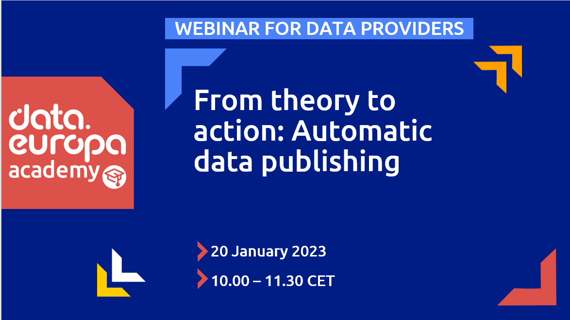 From theory to action: Automatic data publishing