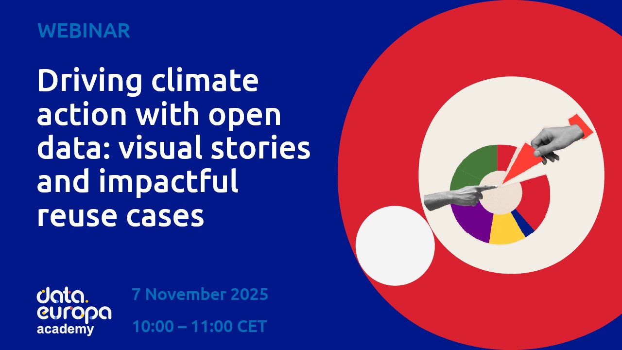 Recording webinar 'Driving climate action with open data: visual stories and impactful reuse cases'