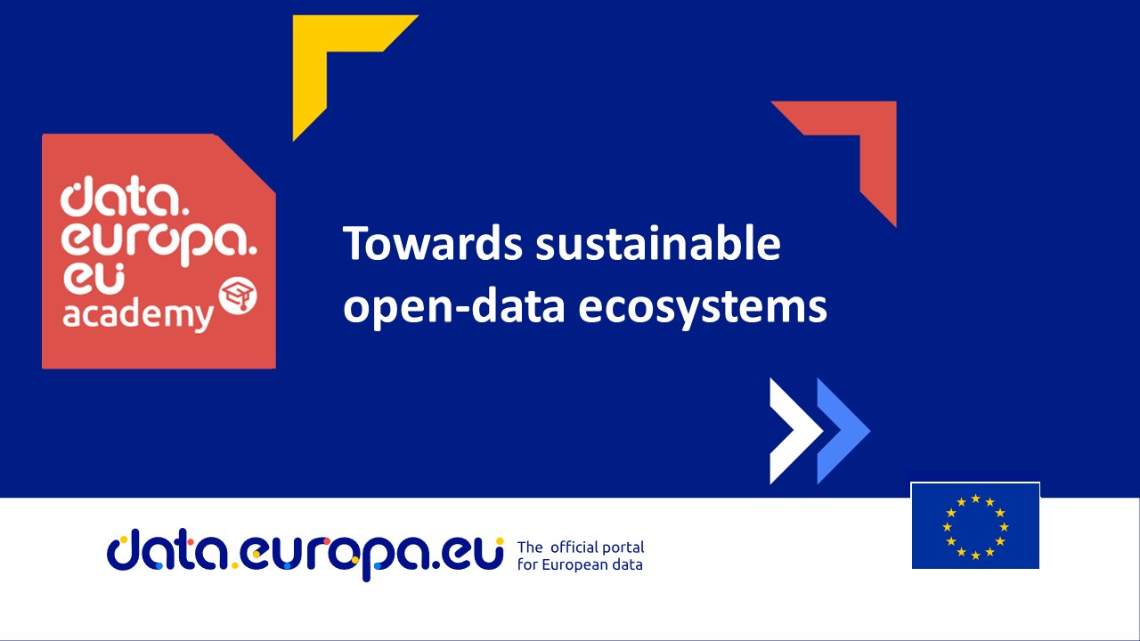 Towards sustainable open-data ecosystems