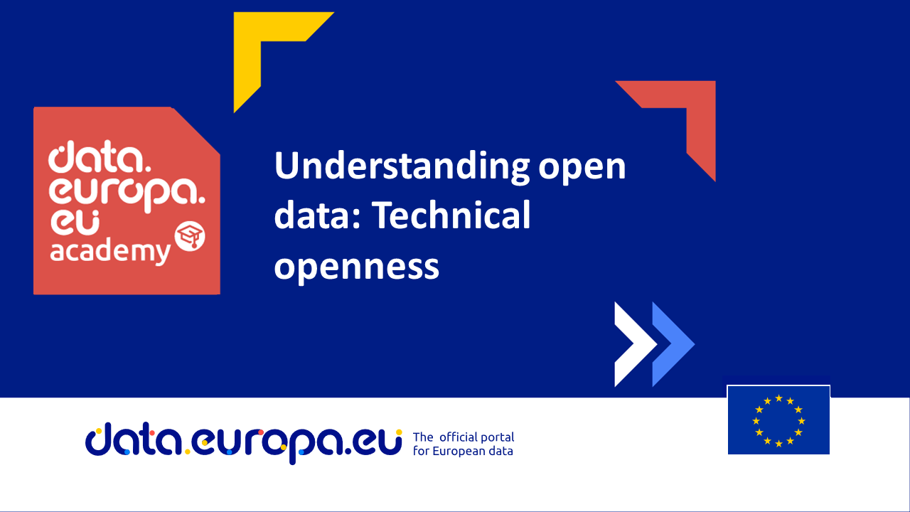 Understanding open data: Technical openness