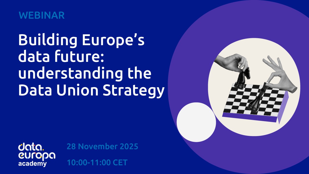 Recording webinar 'Building Europe's data future: understanding the Data Union Strategy'