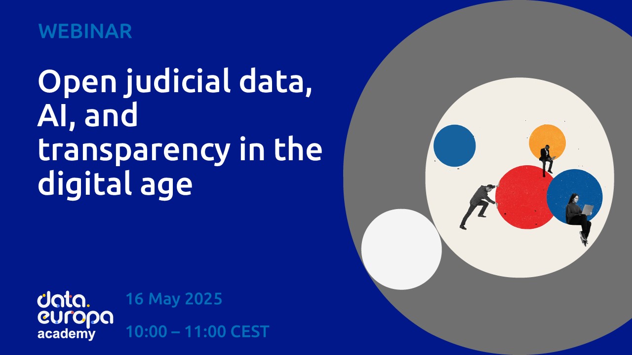 Recording webinar 'Open judicial data, AI, and transparency in the digital age'