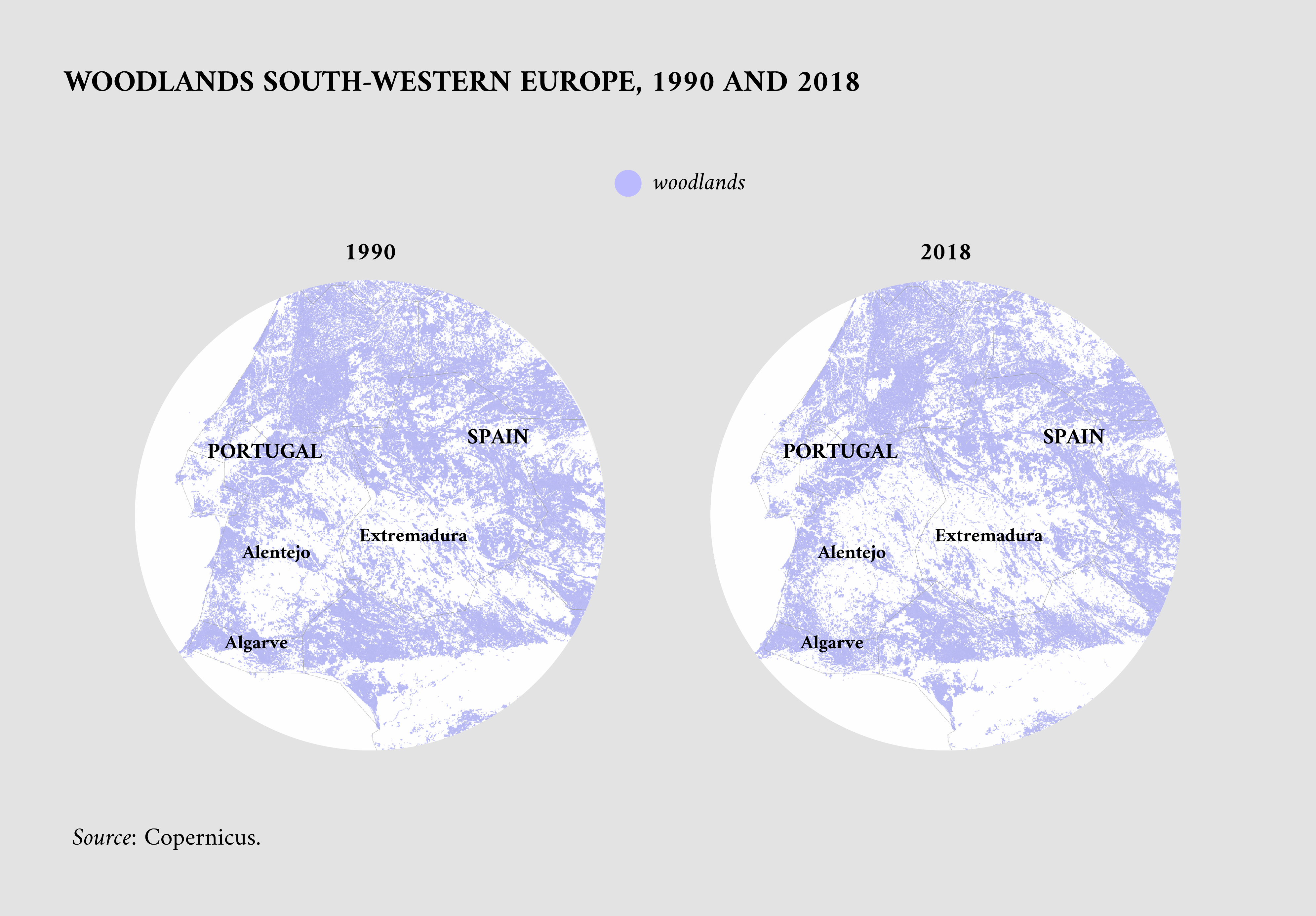 Woodlands south-western Europe