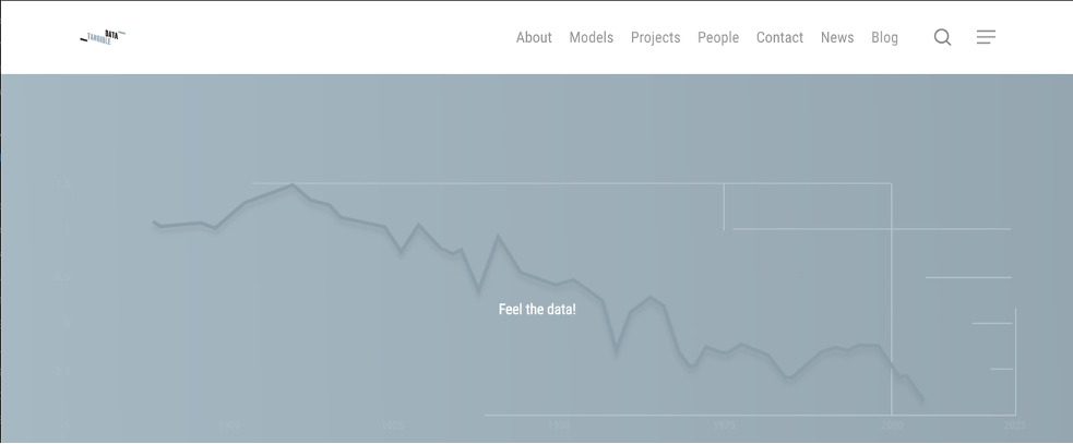 Snapshot of the Tangible Data portal