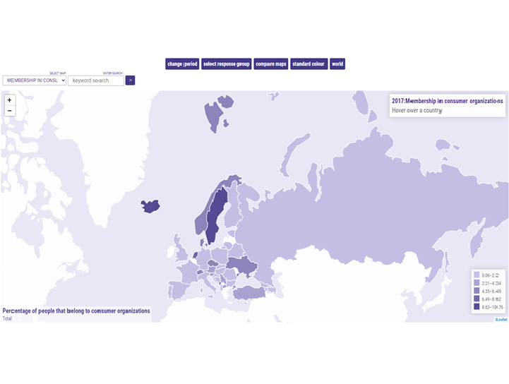  Atlas of European Values interactive map