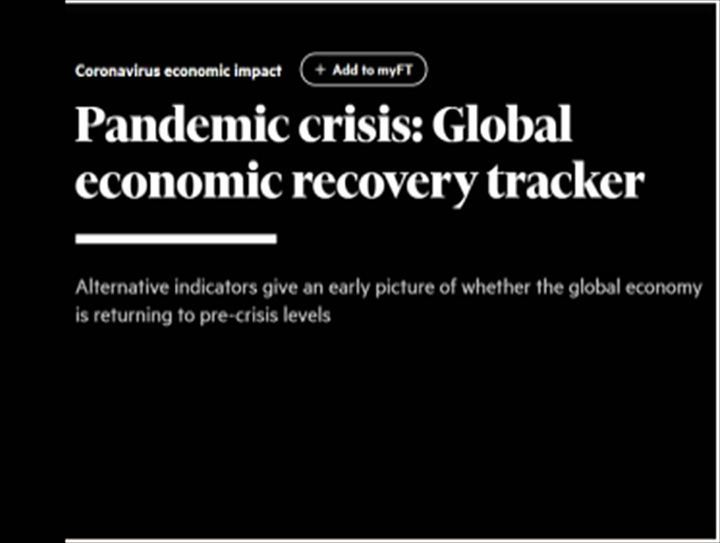 Financial Times creates Global Economic Recovery Tracker