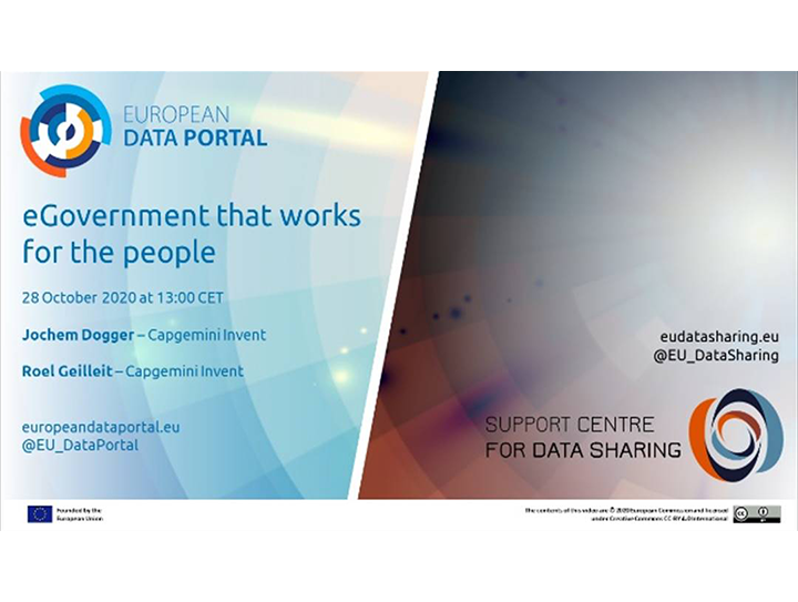 eGovernment that works for the people, works and learns with data!