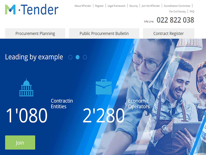 MTender: Supporting public procurement in Moldova