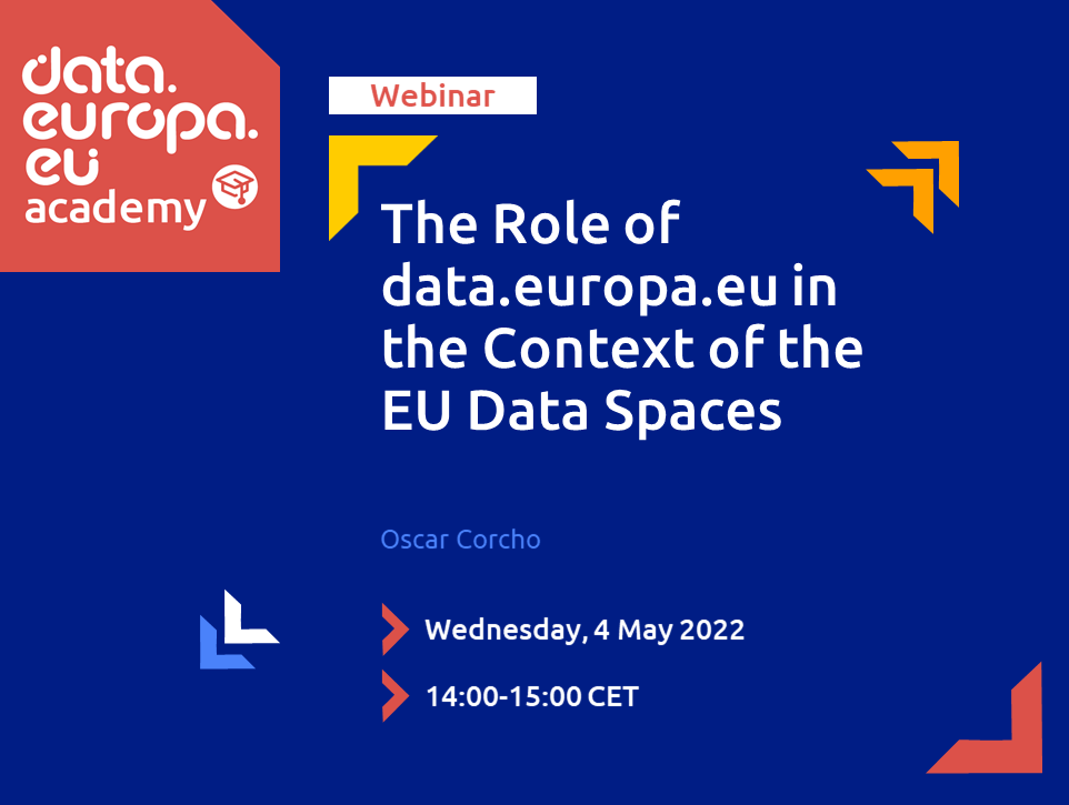 Webinar on the Role of data.europa.eu in the Context of EU Data Spaces
