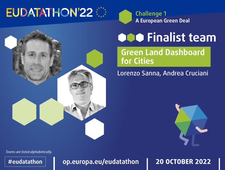 The EU Datathon 2022 finalist team - Green Land Dashboard for Cities