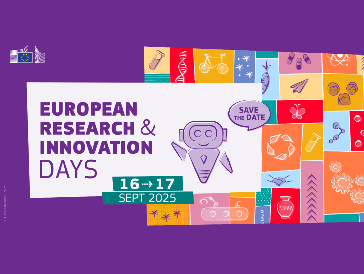 Shaping the future of research: Join the European Research and Innovation Days 2025