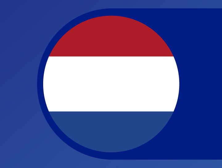 Image with flag of the Netherlands