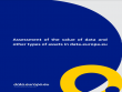 Publication of ‘Assessment of the value of data and other types of assets in data.europa.eu’