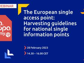 The European single access point: Harvesting guidelines for national single information points