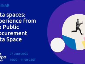 'Data spaces: experience from the Public Procurement Data Space'
