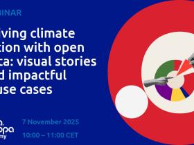 Recording webinar 'Driving climate action with open data: visual stories and impactful reuse cases'