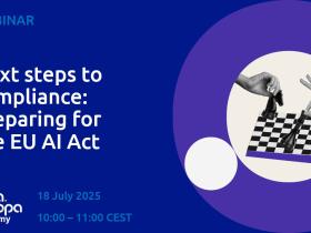 Recording webinar 'Next steps to compliance: preparing for the EU AI Act'