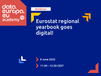 How did Eurostat transform its flagship publication into an interactive tool? Watch the recording of the webinar ´Eurostat regional yearbook goes digital!’