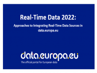 Real-time data 2022: Approaches to integrating real-time data sources in data.europa.eu
