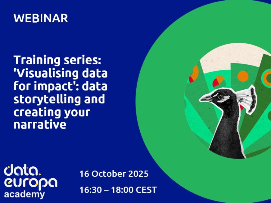 Training series 'Visualising data with impact': data storytelling and creating your narrative