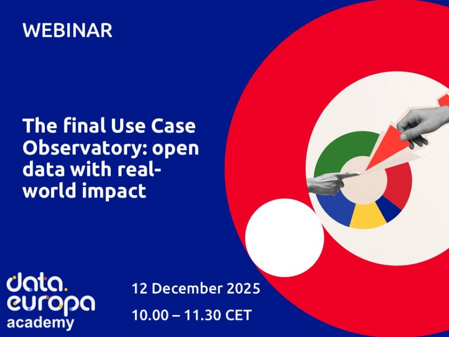 Webinar ‘The final Use Case Observatory: open data with real-world impact’ 