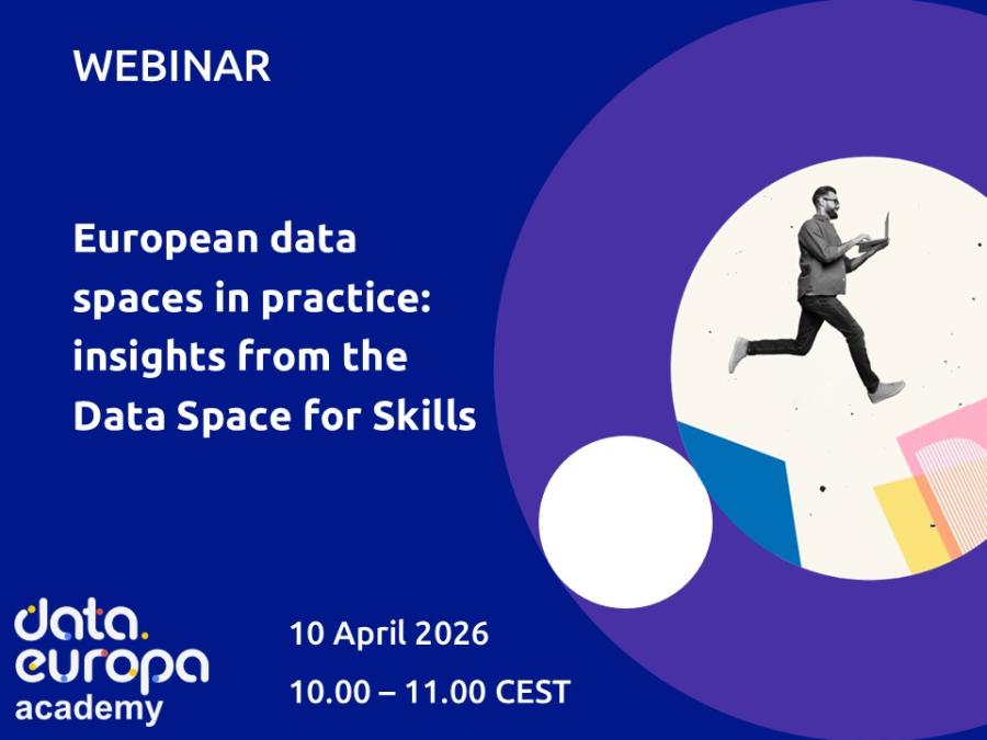 Webinar 'European data spaces in practice: insights from the Data Space for Skills'