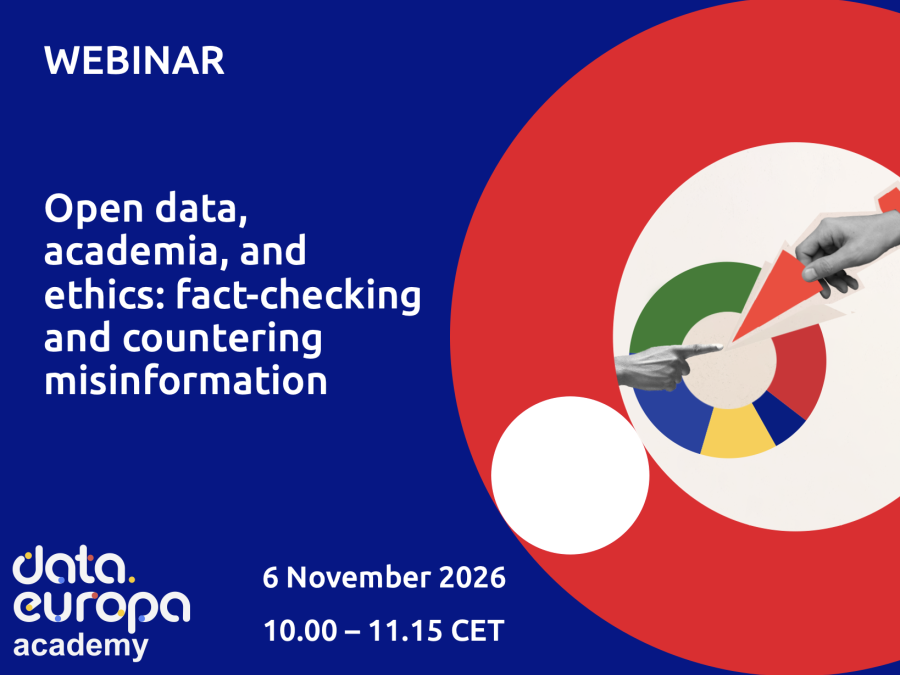 Webinar 'Open data, academia, and ethics: fact-checking and countering misinformation'